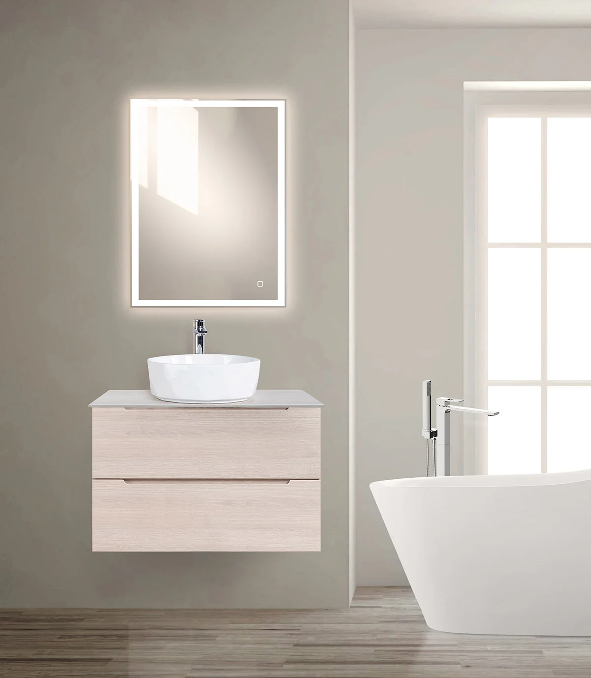Приобрести belbagno зеркало 650х800 см spc-grt-650-800-led-tch
