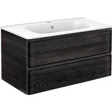 Vincea Тумба подвесная Vico 100 см, карбон VMC-2V100CN;VCB-2VP100W