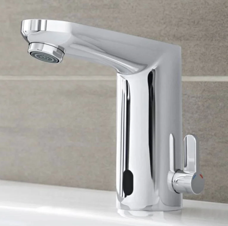 Приобрести смеситель для раковины grohe eurosmart e с инфракрасным датчиком,  хром 36327001