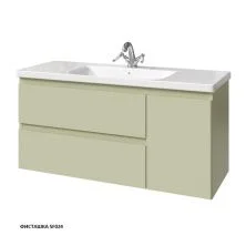 Caprigo Тумба с раковиной FORTE 120 см, правая, фисташка