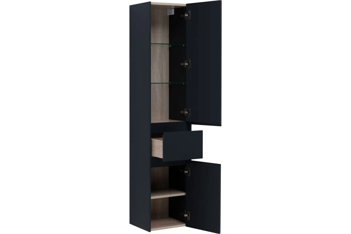 Приобрести aquanet пенал бруклин 35 см, антрацит матовый