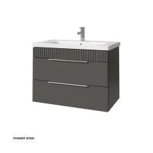 Caprigo Тумба с раковиной MONBAR 80 см, графит 36312 1