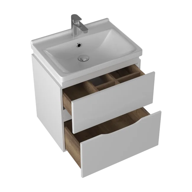 Приобрести briz тумба подвесная city 60 см, белая, т18-60