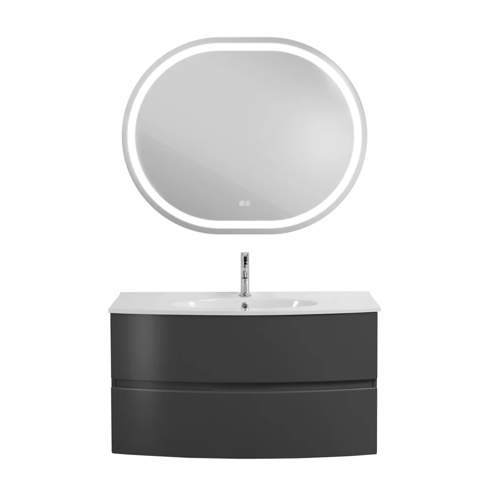 Приобрести cezares тумба подвесная с раковиной elettra 100 см grafite, графит 55526