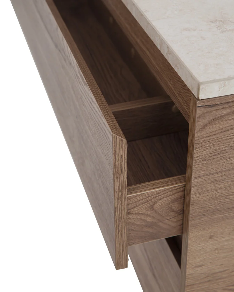 Приобрести belbagno тумба со столешницей kraft 80 см, подвесная rovere tabacco