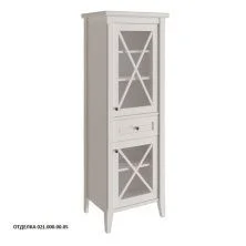 Caprigo Пенал NAPOLI 55 см, правый, белый, эмаль