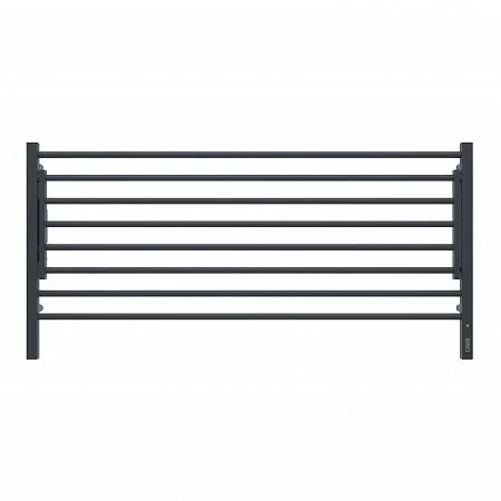 Приобрести terminus полотенцесушитель горизонт п8 120х60 см, с полкой, электрический, черный матовый