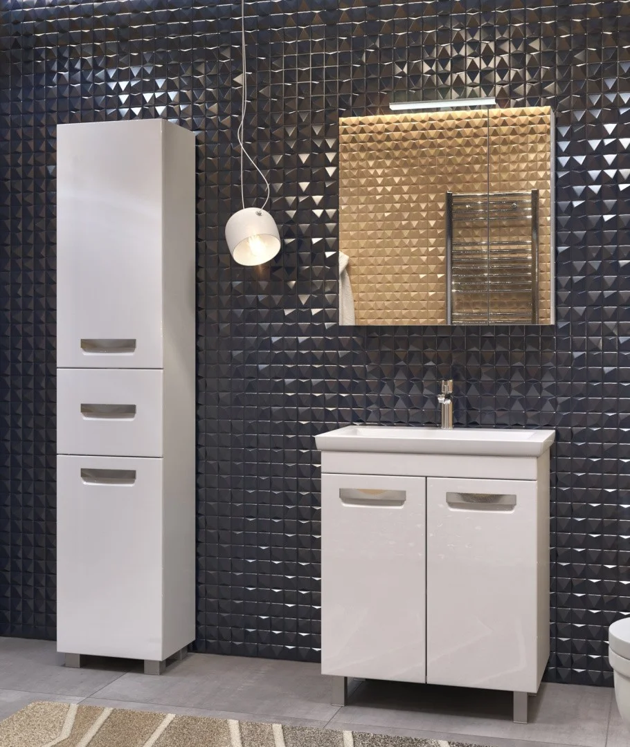 Приобрести vigo тумба с раковиной plaza 60см, 2 дверцы, напольная, белая tn.pla.fos.60.2d