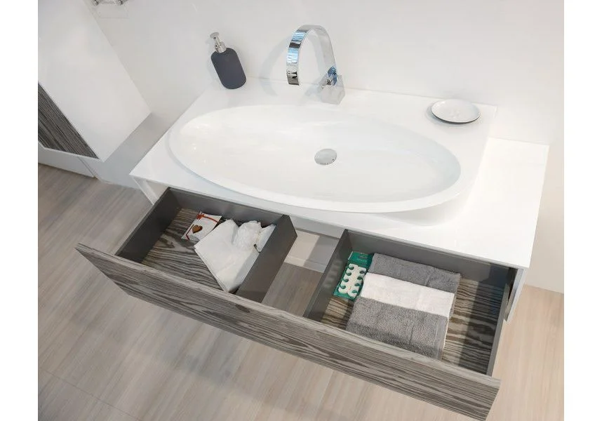 Приобрести тумба подвесная с раковиной aqwella genesis 120 см gen0112mg, белый/серый