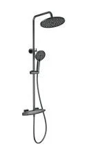 Душевая система с термостатом WONZON & WOGHAND NEO, Темный графит (WW-B3035-A1-BGG)