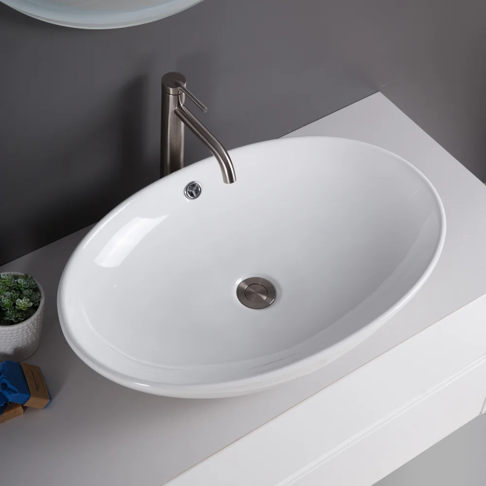 Приобрести belbagno накладная раковина 41х63 см, белая bb1104
