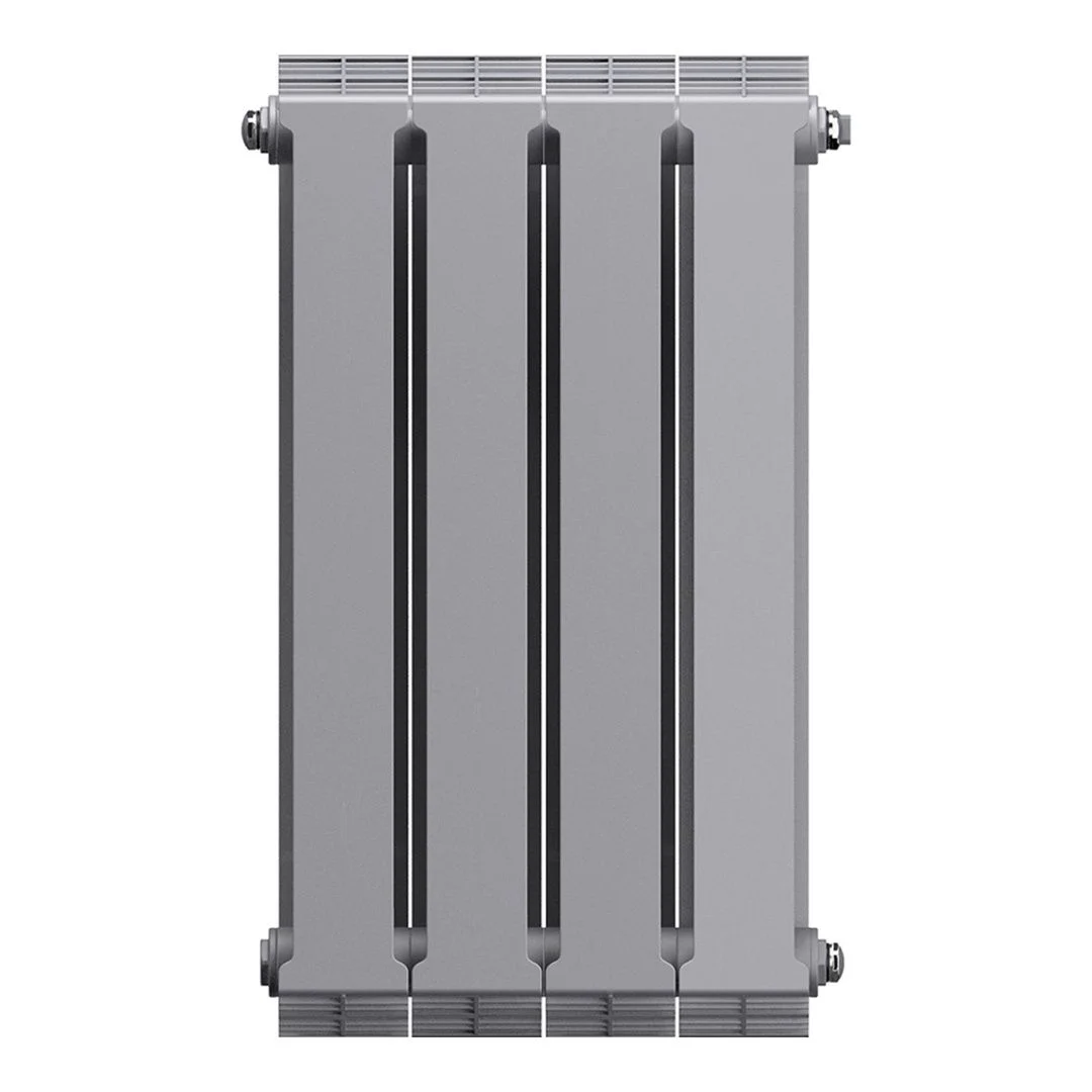 Приобрести royal thermo радиатор биметаллический pianoforte 500 /silver satin ( серебристый ) - 4 секц.