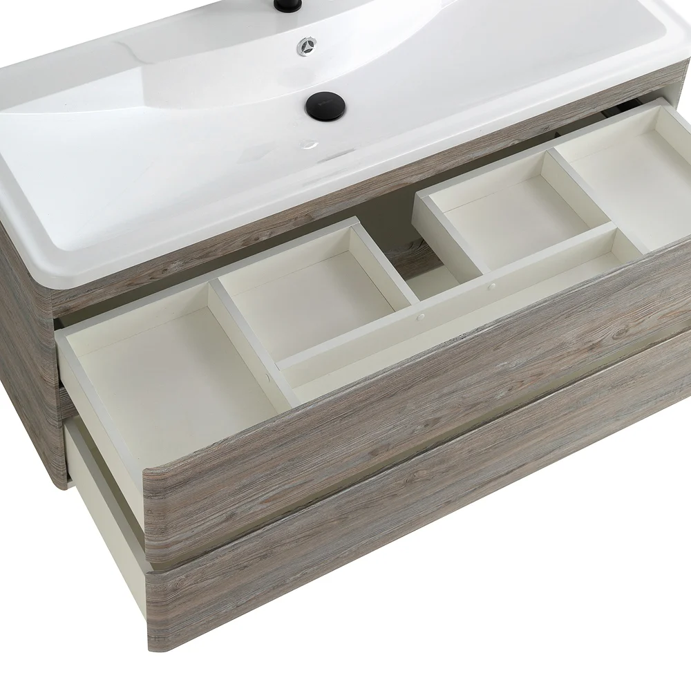 Приобрести belbagno тумба с раковиной albano 120 см, подвесная pino scania, белая раковина