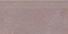 Ступень Grasaro Travertino 294x600 мм, G-460, полированная, красно коричневый