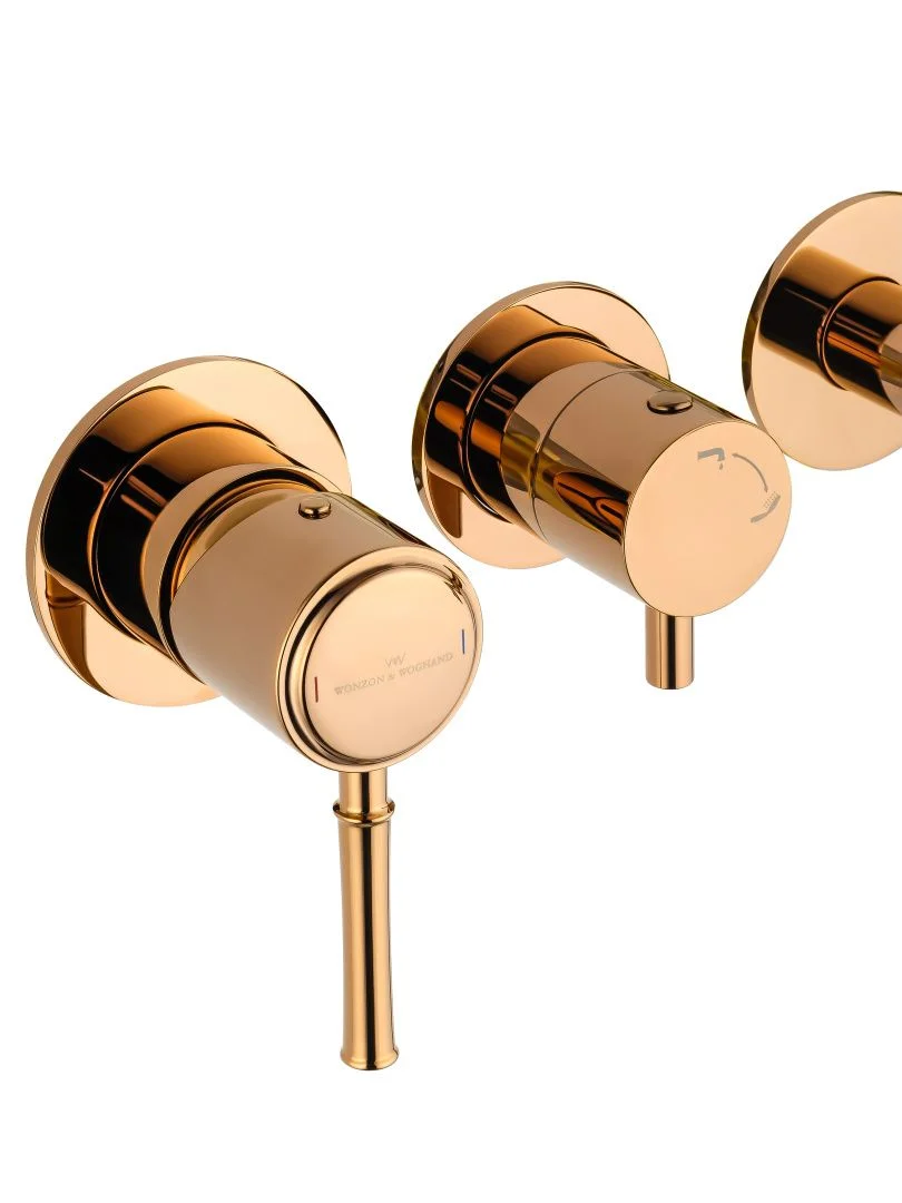 Приобрести смеситель для ванны встраиваемый wonzon & woghand tor, розовое золото (ww-88889073-rg)