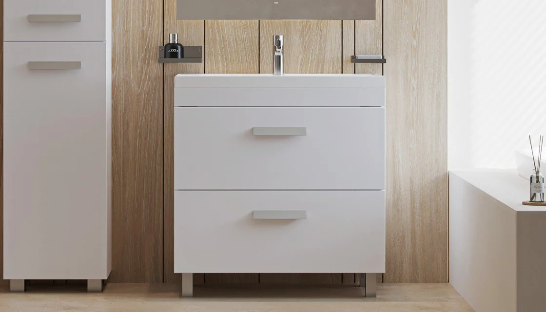 Приобрести тумба напольная с раковиной velvex orlando 80 см белый/матовый tnorl.80-211