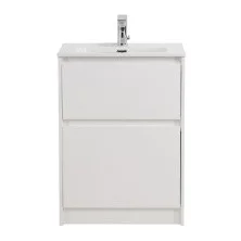 BelBagno Тумба с раковиной KRAFT 39 50 см, напольная Bianco Opaco, белая раковина