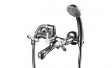 LEMARK Смеситель для ванны Partner, двухвентильный, хром LM6542C