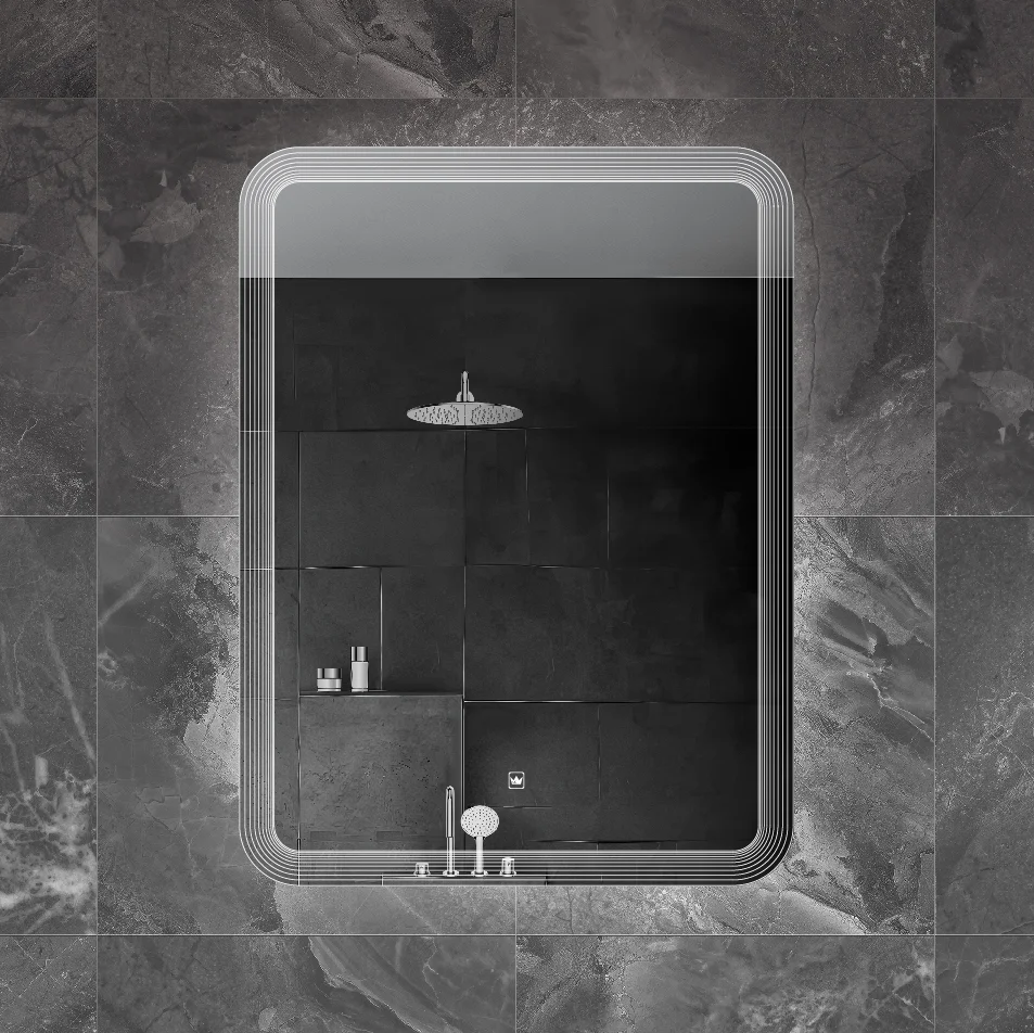 Приобрести cezares зеркало duet 60х80 см, контурная подсветка, сенсорное включение, гравировка czr-spc-duet-600-800-led-tch