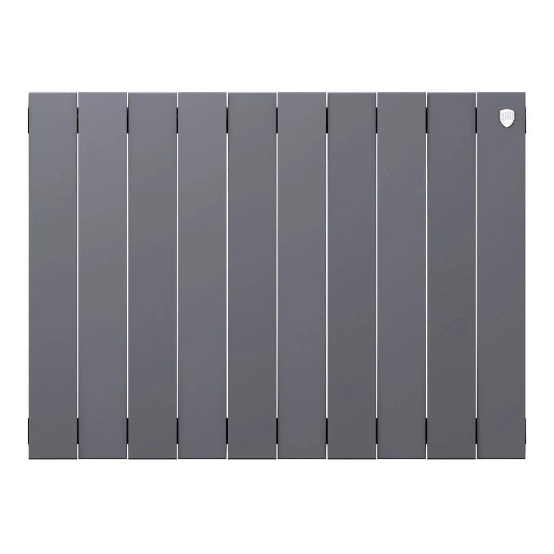 Приобрести royal thermo радиатор биметаллический pianoforte 500 /silver satin ( серебристый ) - 10 секц.