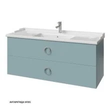 Caprigo Тумба с раковиной BRIGHTON 120 см, голубая, эмаль