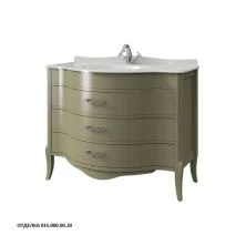 Caprigo Тумба с раковиной MODENA 110 см, зеленая, эмаль