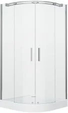 Grossman Душевое ограждение Galaxy 100х100 см, полукруглое, хром\ прозрачное GR-4100