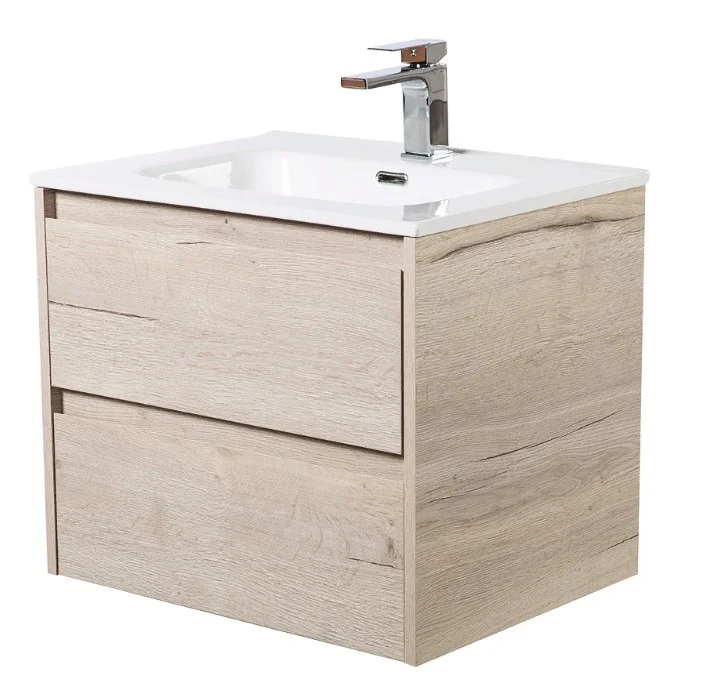 Приобрести тумба подвесная с раковиной belbagno kraft-700-2c-so-rgb 70 см, rovere galifax bianco