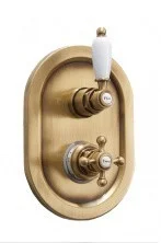 CEZARES Смеситель скрытого монтажа ELITE с термостатом, бронза ELITE-VDIM2-T-02-Bi