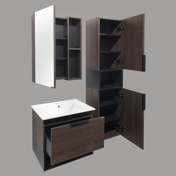 Приобрести сomforty тумба с раковиной "франкфурт-60" дуб-шоколадно-коричневый