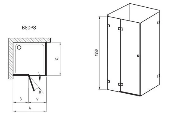 Приобрести ограждение душевое ravak brilliant bsdps 80 см 0ul44a00z1 l хром/прозрачное