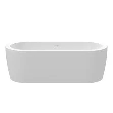 CEZARES Акриловая ванна SLIM CENTRAL 180х80 см, белая SLIM CENTRAL-180-80-60-W37-SET