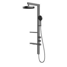 Vincea Душевая стойка Inspire, оружейная сталь VSFS-3I11GM