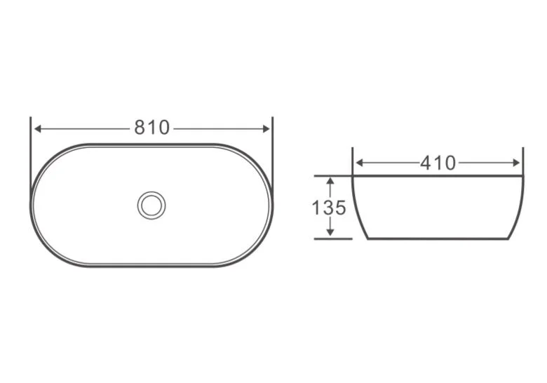 Приобрести раковина-чаша belbagno 81 см bb1349