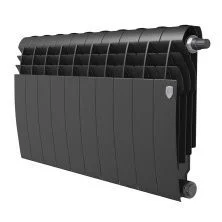 Royal Thermo Радиатор биметаллический BiLiner 350 /Noir Sable ( черный графит ) VDR - 10 секц.