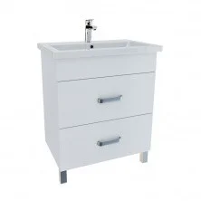 IDDIS Тумба напольная New Custo с раковиной 70 см. белая NCU70W0i95