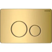 Grossman Клавиша смыва Style, глянцевое золото 700.K31.05.30M.30M