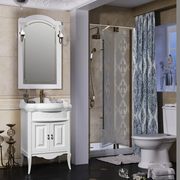 Приобрести opadiris тумба напольная с раковиной лоренцо 60 см, белая матовая