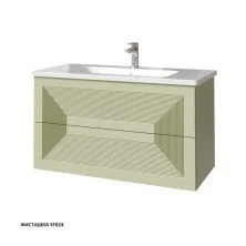 Caprigo Тумба с раковиной MODO Quarta 100 см, фисташка