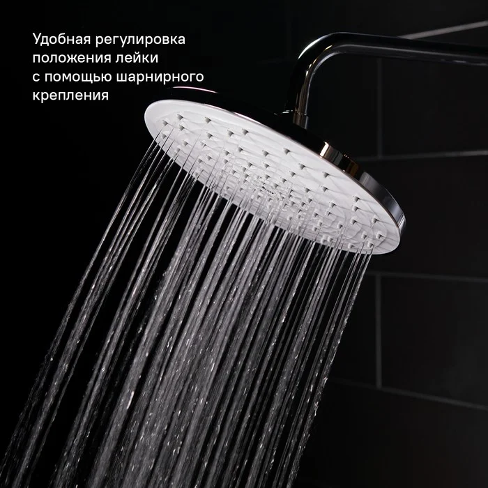 Приобрести iddis душевая система male, круглая d-228мм, хром malsb3fi06