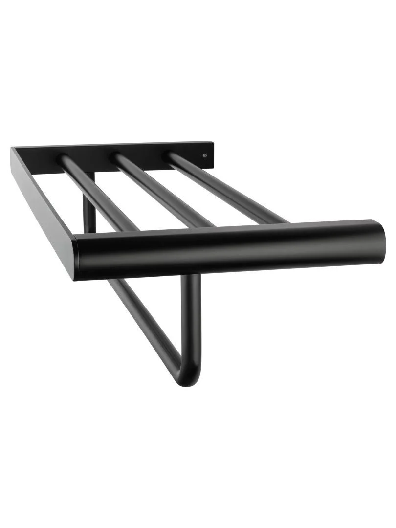 Приобрести полотенцедержатель с полкой wonzon & woghand carbon, черный (ww-7781)