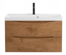Тумба подвесная с раковиной BelBagno MARINO-900-2C-SO-RN-P 90 см, Rovere Nature