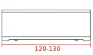 Заказать фронтальная панель 120-130 см 