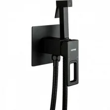 Gappo Смеситель с гигиеническим душем G7207-60, черный матовый 30333