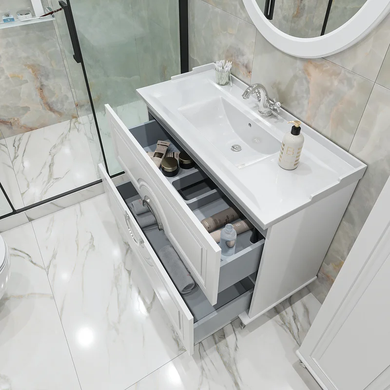 Приобрести caprigo тумба с раковиной напольная valletta 100 см, белая 35319-sf027