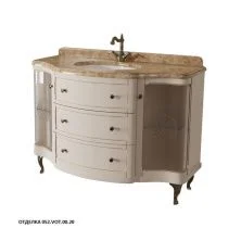 Caprigo Тумба с раковиной IMPERIO 120 см, бежевая, эмаль