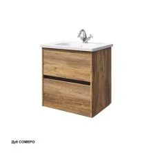 Caprigo Тумба с раковиной SEATTLE 60 см, дуб сомеро, экошпон