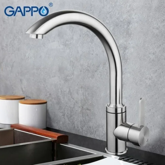 Приобрести gappo смеситель для кухни g4099 с высоким изливом, хром 35962