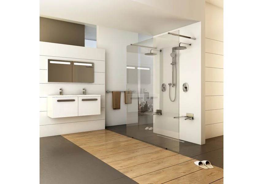 Приобрести перегородка душевая ravak walk-in free 160 см gw9fs0c00z1 прозрачное