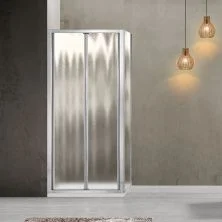 Vincea Душевое ограждение Garda 80х90 см, текстурное, хром VSR-1G8090CH